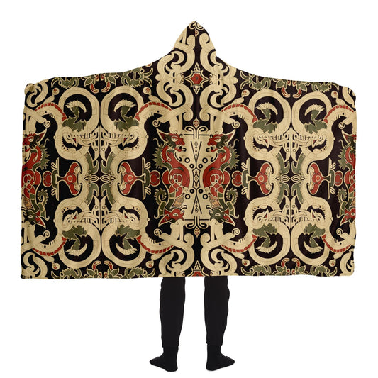 Hooded Blanket - Norse Viking & Mythology Collection - Mammen Style - Nine Worlds Gear
