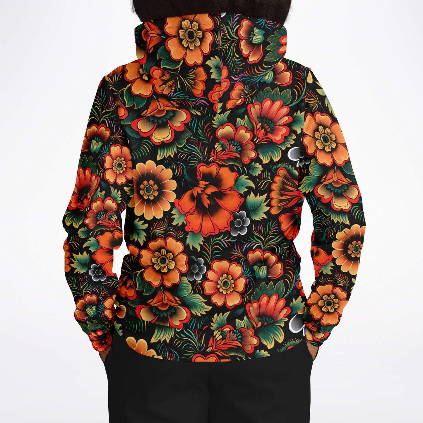 Fashion Hoodie - Chilean Folk Art - Nine Worlds Gear