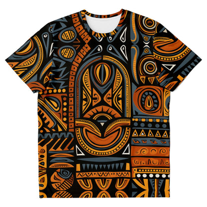 T-shirt - African Tribal Art - Nine Worlds Gear