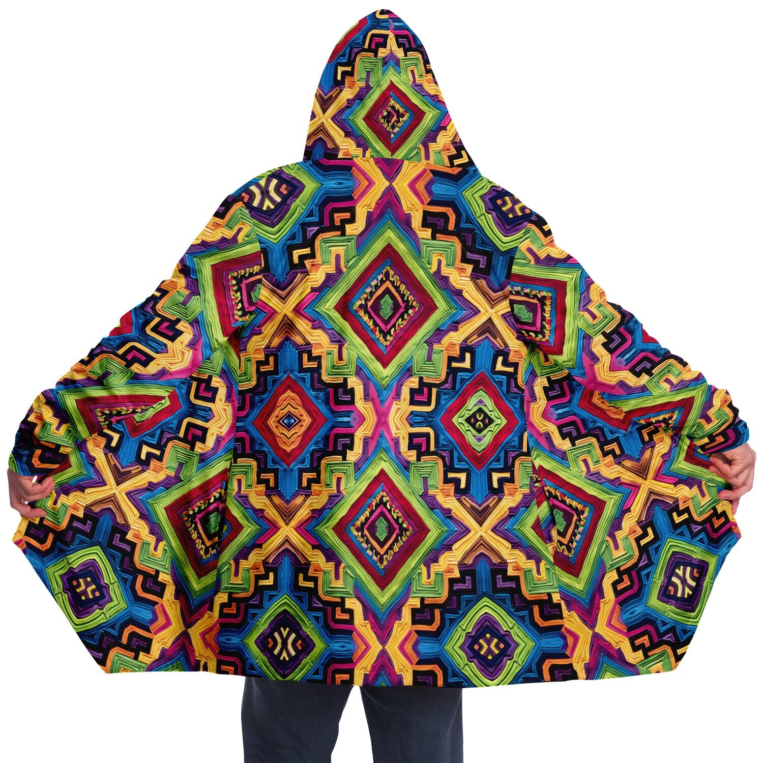 Microfleece Cloak - Columbian Wayuu - Nine Worlds Gear