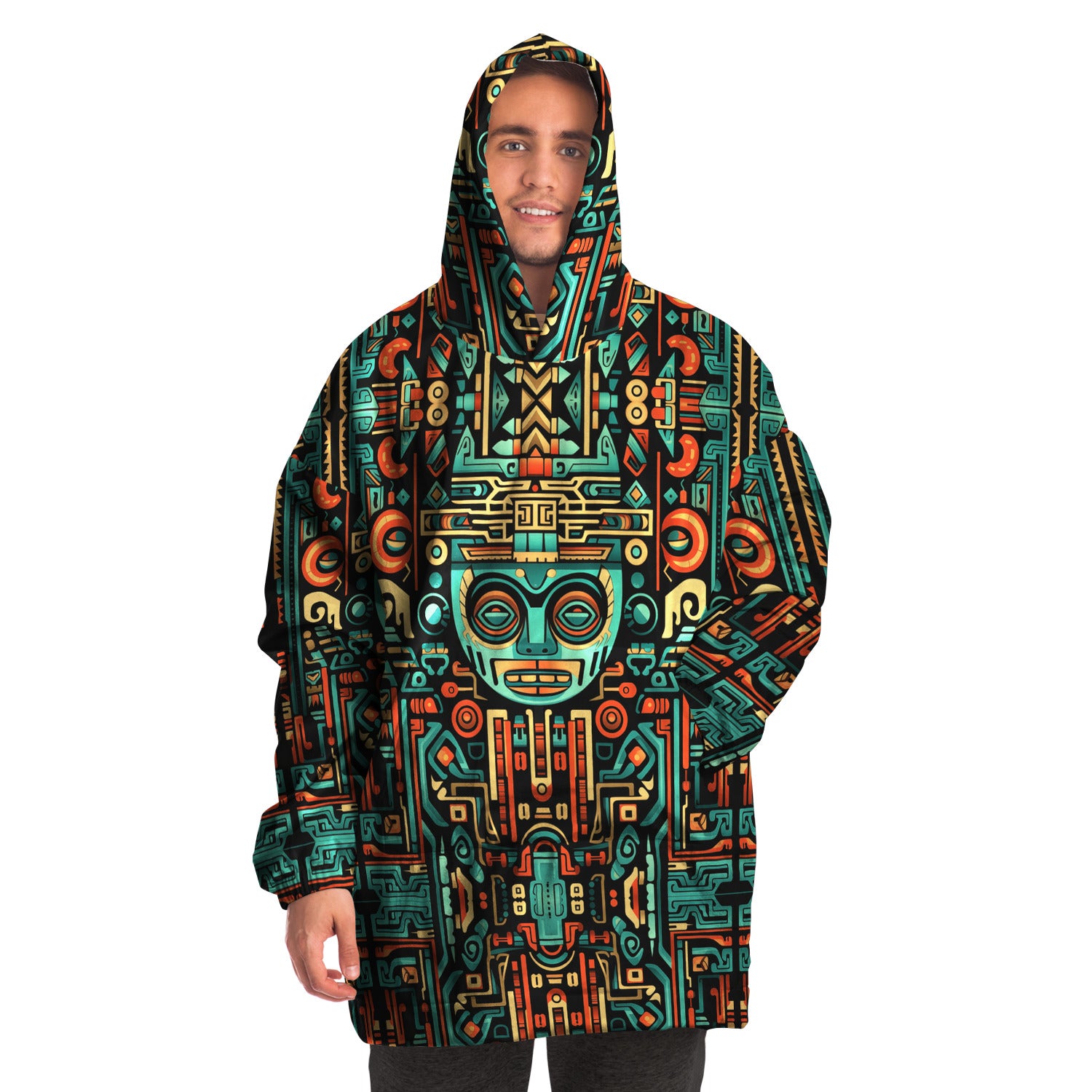 Snug Hoodie - Aztec Art - Nine Worlds Gear