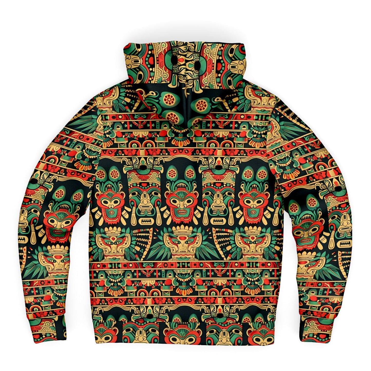 Fleece-Lined Zip Hoodie - Art of the Maya - Nine Worlds Gear